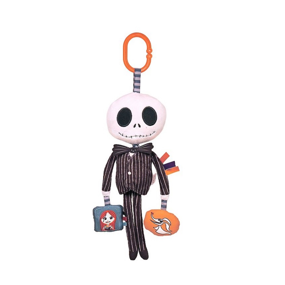 Disney Jack Skellington Activity Plush with Black and White Stripes
